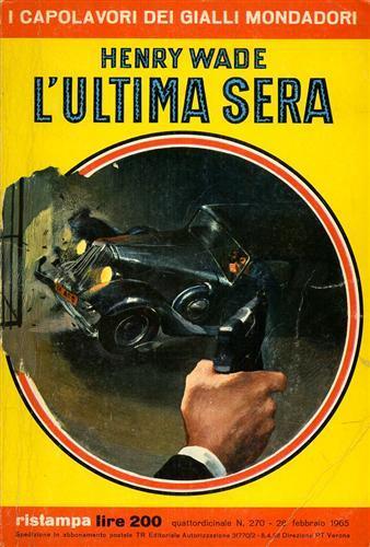 L' ultima sera - Henry Wade - copertina