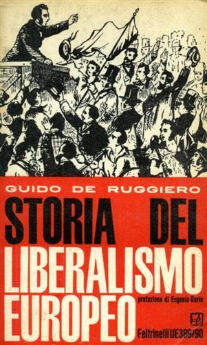 Storia del liberalismo europeo - Guido De Ruggero - copertina