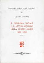 Il problema sociale e il mutuo soccorso nella stampa senese 1860 - 1893