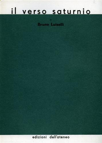 Il verso saturnio - Bruno Luiselli - 3