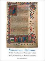 Miniature italiane della Fondazione Giorgio Cini dal Medioevo al Rinascimento