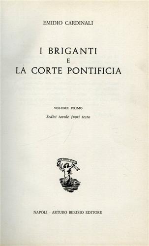 I Briganti e la Corte Pontificia - Emidio Cardinali - copertina