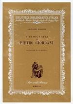 Bibliografia di Pietro Giordani. Le Opere e la critica