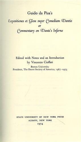 Expositiones et Glose super Comediam Dantis or Commentary on Dantès Inferno - Guido da Pisa - 3