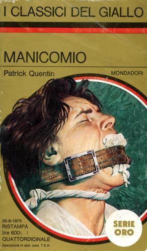 Manicomio - Patrick Quentin - copertina