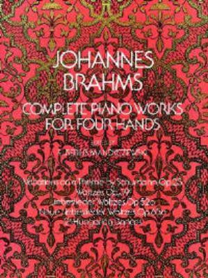 Complete piano works for four hands - Johannes Brahms - copertina