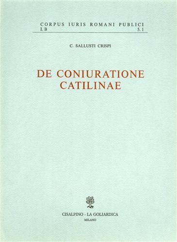 De coniuratione catilinae - C. Crispo Sallustio - 2