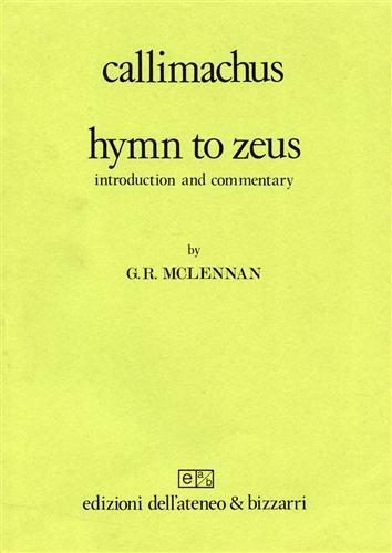 Hymn to Zeus - Callimaco - 2