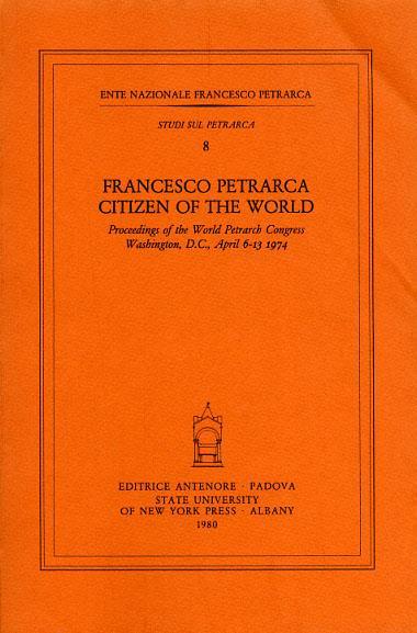 Francesco Petrarca citizen of the world - copertina