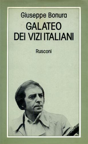 Galateo dei vizi italiani - Giuseppe Bonura - copertina