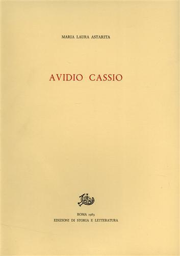 Avidio Cassio - Maria Laura Astarita - copertina