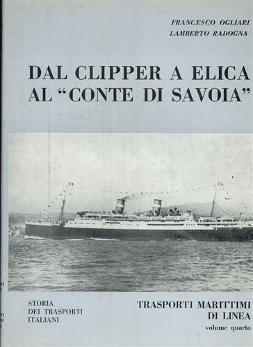 Dal clipper a elica al "Conte di Savoia" - Francesco Ogliari - copertina