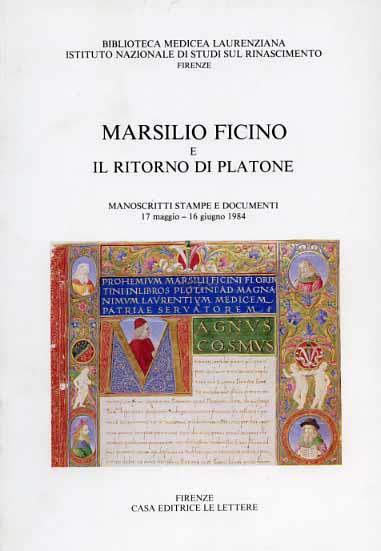 Marsilio Ficino e il ritorno di Platone - copertina