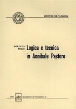 Logica e tecnica in Annibale Pastore