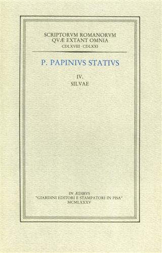 Silvae - Publio P. Stazio - 3