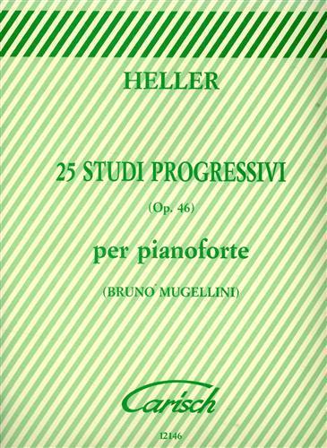 25 studi progressivi Op. 46 per pianoforte - Stephen Heller - copertina