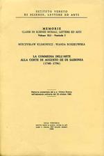 La Commedia dell'Arte alla corte di Augusto III di Sassonia ( 1748 - 1756 )