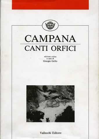 Canti Orfici - Dino Campana - copertina