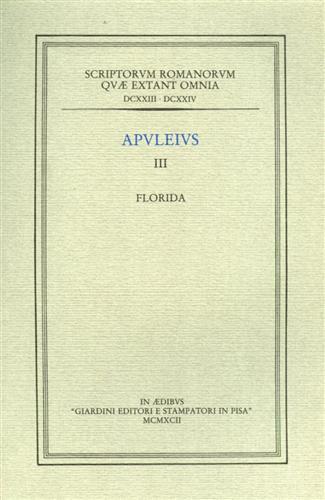 Florida - Apuleio - copertina