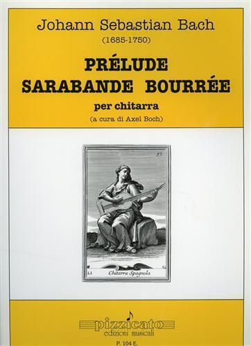 Prélude et sarabande bourrée - Johann Sebastian Bach - copertina