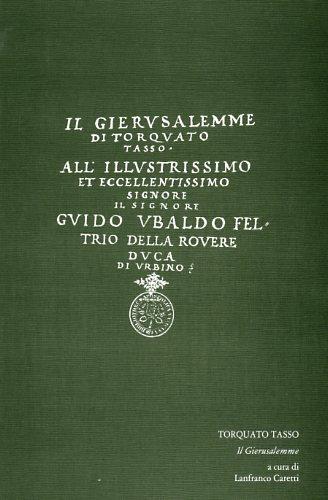 Il Gierusalemme - Torquato Tasso - copertina