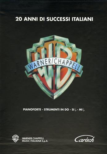 20 anni di successi italiani. 4 volumi, divisi in Strumenti in Si, in Do, in Mi, pianoforte. testi e spartiti di Leano More - copertina