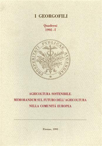 Agricoltura sostenibile. Memorandum sul futuro dell'agricoltura nella comunità europea - 3