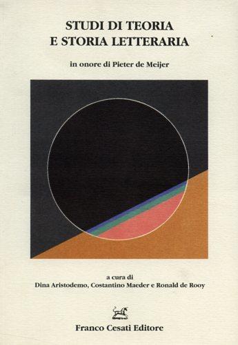 Studi di teoria e storia letteraria in onore di Pieter de Meijer - copertina