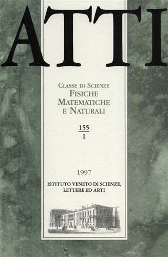 Atti. Classe di Scienze Fisiche, Matematiche e Naturali. N. 155. fascicolo I - 2