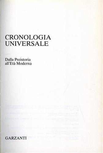 Cronologia Universale - 2