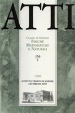 Atti. Classe di Scienze Fisiche, Matematiche e Naturali. N. 156. fascicolo I