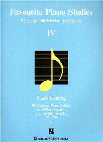 K276. L'Art de délier les doigts Op. 740. II - Carl Czerny - copertina