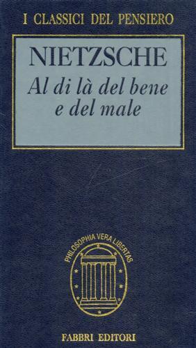 Al di là del bene e del male - Friedrich Nietzsche - copertina