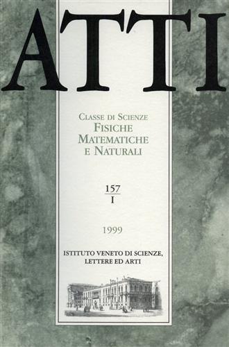 Atti. Classe di Scienze Fisiche, Matematiche e Naturali. N. 157. fascicolo I - 2