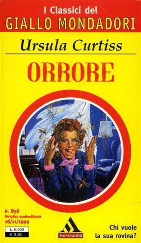 Orrore - Ursula Curtiss - copertina