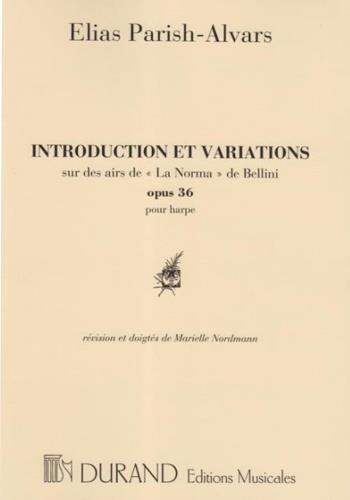 Introductione et variations aur des Airs de "La Norma" de Bellini - Elias Parish-Alvars - copertina