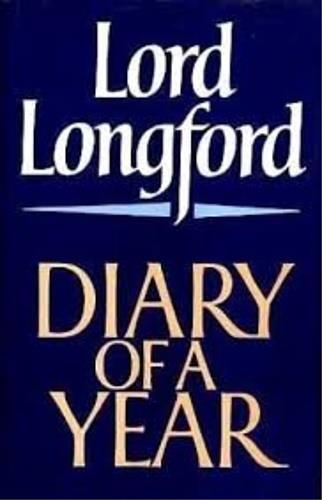 Diary of a Year - Frank Pakenham - copertina