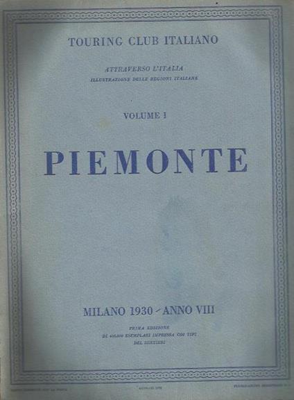 Piemonte - copertina