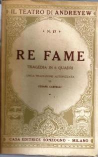 Re fame - Leonid Andreev - copertina