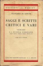 Saggi e scritti critici e vari