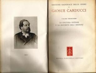 La coltura estense e gioventù dell'Ariosto - Giosuè Carducci - copertina