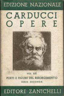 Poeti e figure del Risorgimento. Serie seconda - Giosuè Carducci - copertina