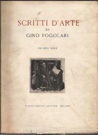 Scritti d'arte - Gino Fogolari - copertina