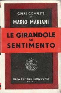 Le girandole del sentimento - Mario Mariani - copertina