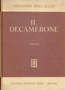 Decamerone - Giovanni Boccaccio - copertina