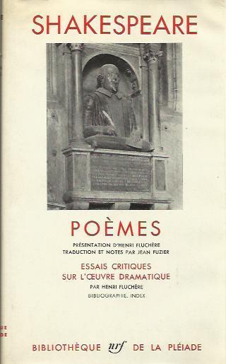 Poemes - William Shakespeare - copertina