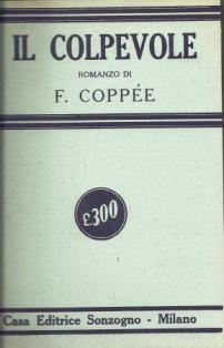 Il colpevole - François Coppée - copertina