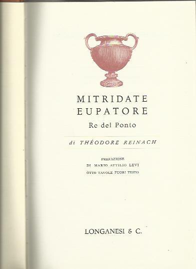 Mitridate Eupatore - Théodore Reinach - copertina
