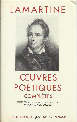 Oeuvres poetiques completes - Alphonse de Lamartine - copertina