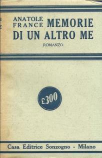 Memorie di un altro me - Anatole France - copertina